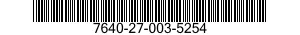 7640-27-003-5254 MAP 7640270035254 270035254