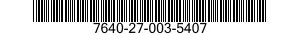 7640-27-003-5407 MAP 7640270035407 270035407