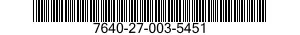 7640-27-003-5451 MAP 7640270035451 270035451