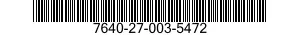 7640-27-003-5472 MAP 7640270035472 270035472