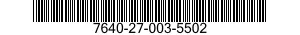 7640-27-003-5502 MAP 7640270035502 270035502