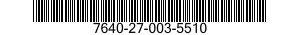 7640-27-003-5510 MAP 7640270035510 270035510