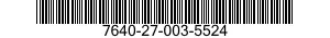 7640-27-003-5524 MAP 7640270035524 270035524