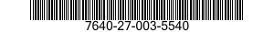 7640-27-003-5540 MAP 7640270035540 270035540