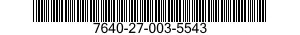 7640-27-003-5543 MAP 7640270035543 270035543