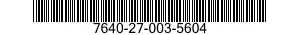 7640-27-003-5604 MAP 7640270035604 270035604