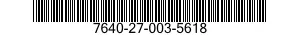 7640-27-003-5618 MAP 7640270035618 270035618