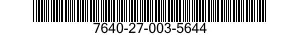 7640-27-003-5644 MAP 7640270035644 270035644