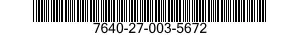 7640-27-003-5672 MAP 7640270035672 270035672