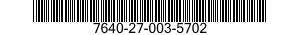 7640-27-003-5702 MAP 7640270035702 270035702