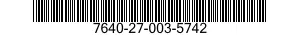 7640-27-003-5742 MAP 7640270035742 270035742