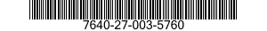 7640-27-003-5760 MAP 7640270035760 270035760