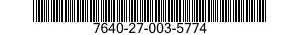 7640-27-003-5774 MAP 7640270035774 270035774