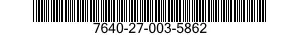 7640-27-003-5862 MAP 7640270035862 270035862