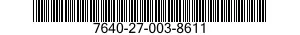 7640-27-003-8611 MAP 7640270038611 270038611
