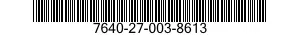 7640-27-003-8613 MAP 7640270038613 270038613
