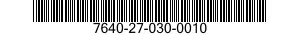 7640-27-030-0010 MAP 7640270300010 270300010