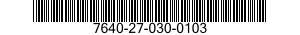 7640-27-030-0103 MAP 7640270300103 270300103