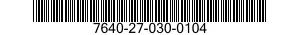 7640-27-030-0104 MAP 7640270300104 270300104