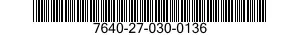 7640-27-030-0136 MAP 7640270300136 270300136