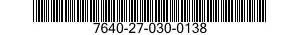 7640-27-030-0138 MAP 7640270300138 270300138