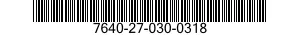 7640-27-030-0318 MAP 7640270300318 270300318