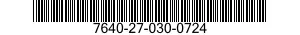 7640-27-030-0724 MAP 7640270300724 270300724