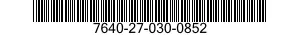 7640-27-030-0852 MAP 7640270300852 270300852