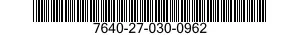 7640-27-030-0962 MAP 7640270300962 270300962