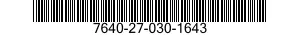 7640-27-030-1643 MAP 7640270301643 270301643