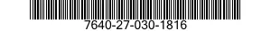 7640-27-030-1816 MAP 7640270301816 270301816