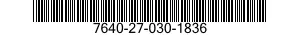 7640-27-030-1836 MAP 7640270301836 270301836
