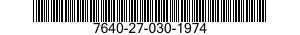 7640-27-030-1974 MAP 7640270301974 270301974