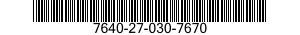 7640-27-030-7670 MAP 7640270307670 270307670