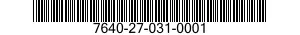 7640-27-031-0001 MAP 7640270310001 270310001