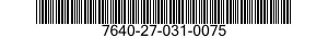 7640-27-031-0075 MAP 7640270310075 270310075