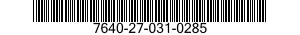 7640-27-031-0285 MAP 7640270310285 270310285