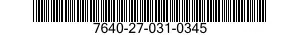 7640-27-031-0345 MAP 7640270310345 270310345