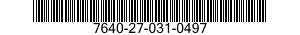 7640-27-031-0497 MAP 7640270310497 270310497