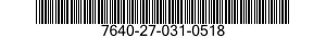 7640-27-031-0518 MAP 7640270310518 270310518