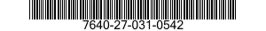 7640-27-031-0542 MAP 7640270310542 270310542