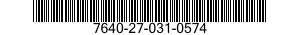 7640-27-031-0574 MAP 7640270310574 270310574