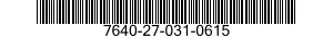 7640-27-031-0615 MAP 7640270310615 270310615
