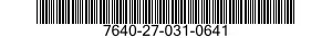 7640-27-031-0641 MAP 7640270310641 270310641