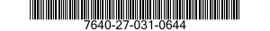 7640-27-031-0644 MAP 7640270310644 270310644