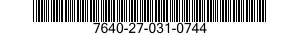 7640-27-031-0744 MAP 7640270310744 270310744