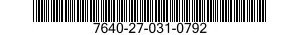 7640-27-031-0792 MAP 7640270310792 270310792