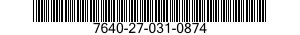 7640-27-031-0874 MAP 7640270310874 270310874