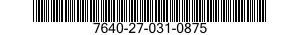 7640-27-031-0875 MAP 7640270310875 270310875