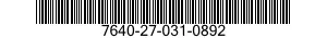 7640-27-031-0892 MAP 7640270310892 270310892